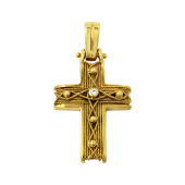 Γυναικείος χρυσός σταυρός 14Κ - ST1156