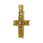 Γυναικείος χρυσός σταυρός 14Κ - ST1156