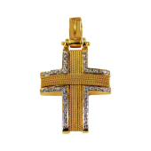 Γυναικείος χρυσός σταυρός 14Κ - ST1158