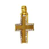 Γυναικείος χρυσός σταυρός 14Κ - ST1158