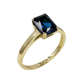 Δαχτυλίδι Χρυσό Με Ζιργκόν Πέτρα 14Κ - D52469