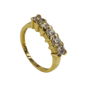 Σειρέ δαχτυλίδι χρυσό 14Κ - SD5050