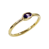 Δαχτυλίδι Χρυσό Με Ζιργκόν Πέτρα 14Κ - D1082